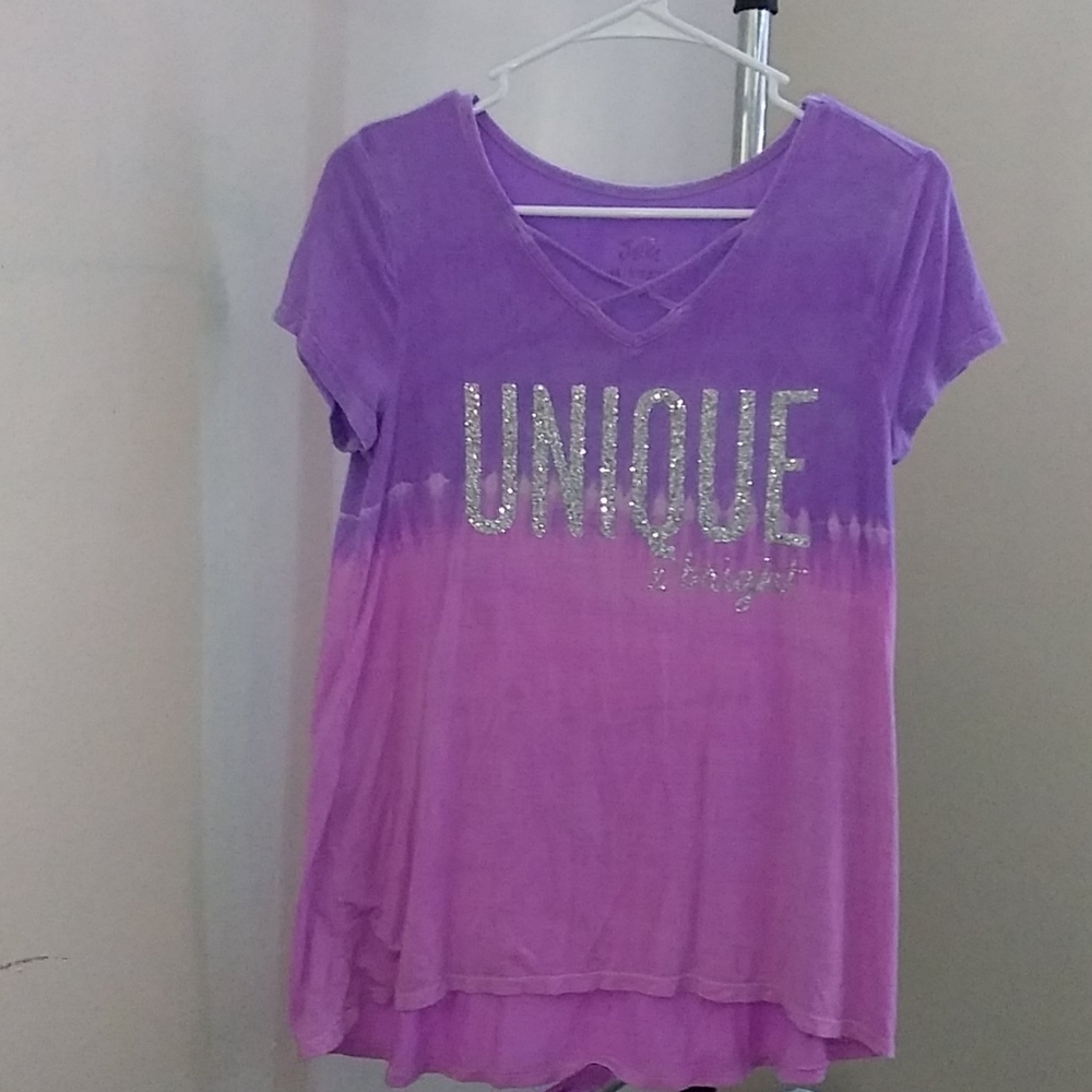 Justice Unique and bright Ombre Short sleeve